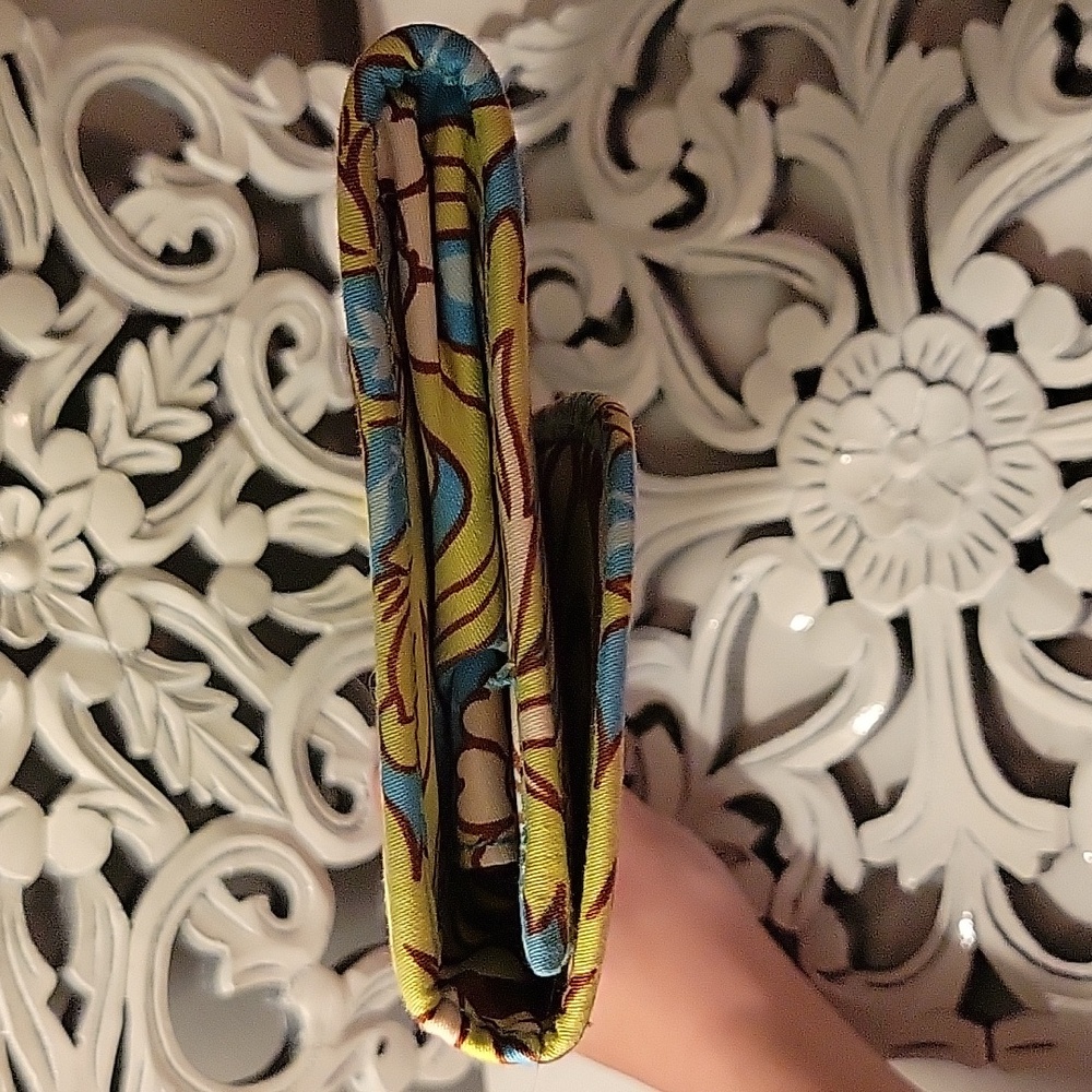 Amy Butler for Kalencom Brenda Turquoise Floral Clutch - Picture 8 of 9